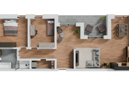 Wohnung Straubing - 3 Zimmer, 89 m&sup2;, 1.160&euro; | Angebot:26740347