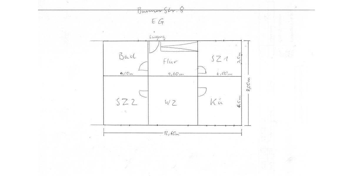 Etagenwohnung Hofgeismar - 8 Zimmer, 170 m&sup2;, 1.000&euro; | Angebot:26491609