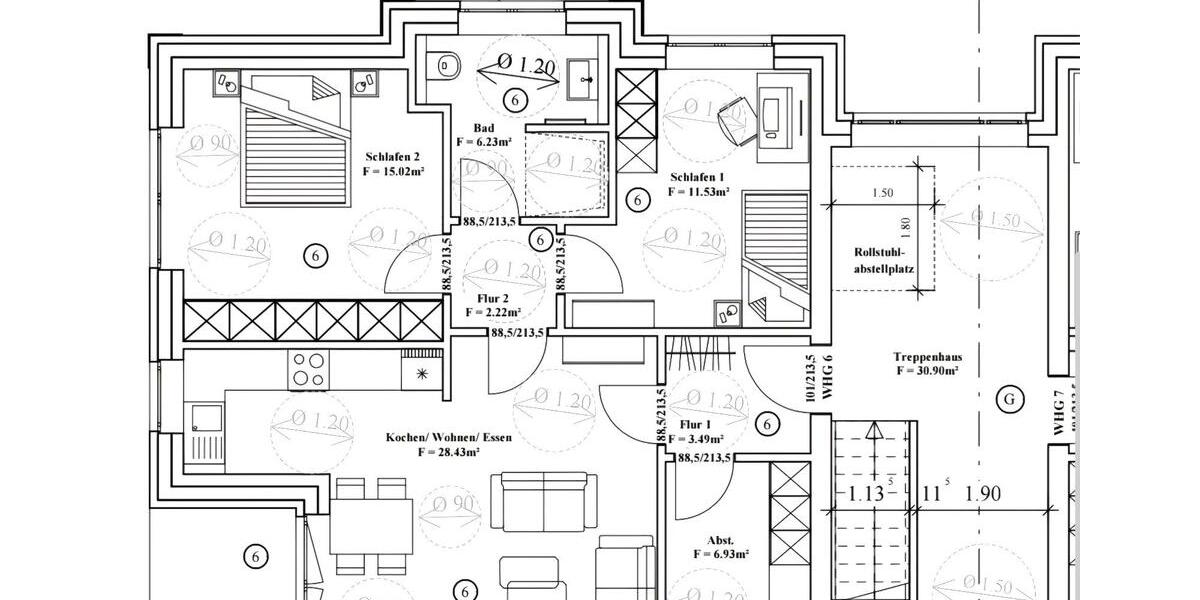 Etagenwohnung Werlte - 3 Zimmer, 75 m&sup2;, 830&euro; | Angebot:26687725