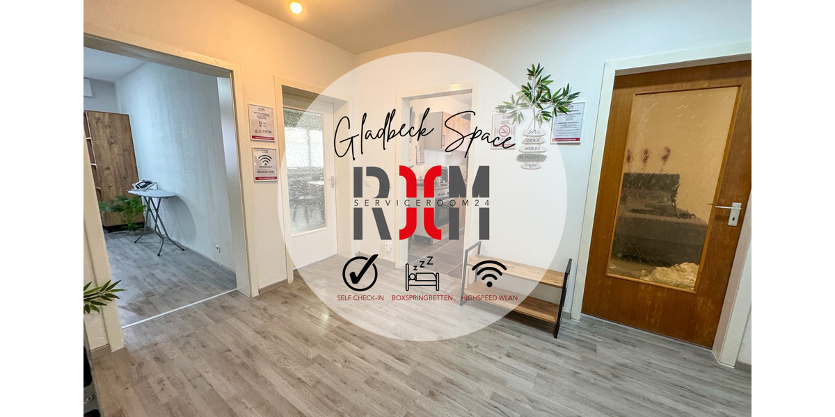 Monteurzimmer - FerienwohnungApartment in Recklinghausen (In der nähe von Dortmund, Gelsenkirchen, Düsseldorf) zimmer