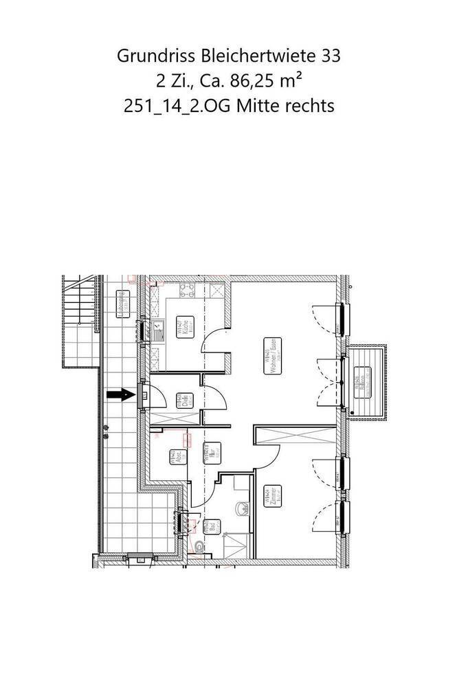2 Zi-Neubau-Wohnung Bleichertwiete 33 in 21029 Hamburg - Ein Angebot von IVD-HAUSVERWALTUNG GERD VON DER HEIDE Immobilien GmbH