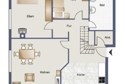 Große & gemütliche Maisonette Wohnung in ruhiger Lage 5 zimmer