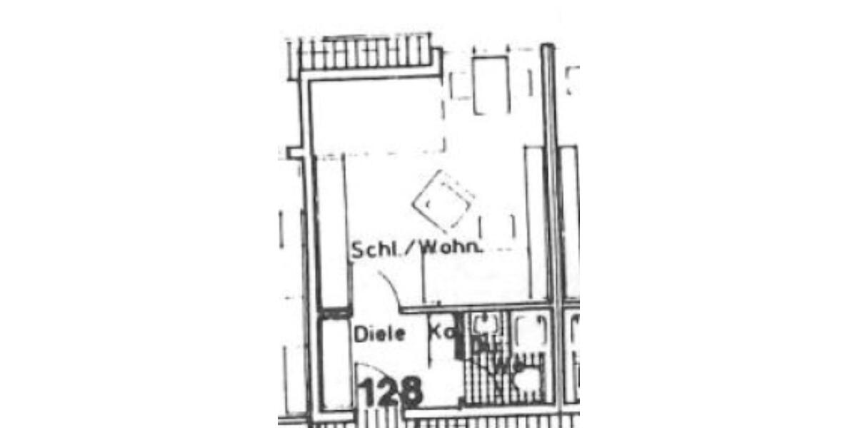 Dachgeschoßwohnung Karlsruhe Neureut - 1 Zimmer, 24 m&sup2;, 550&euro; | Angebot:24745375