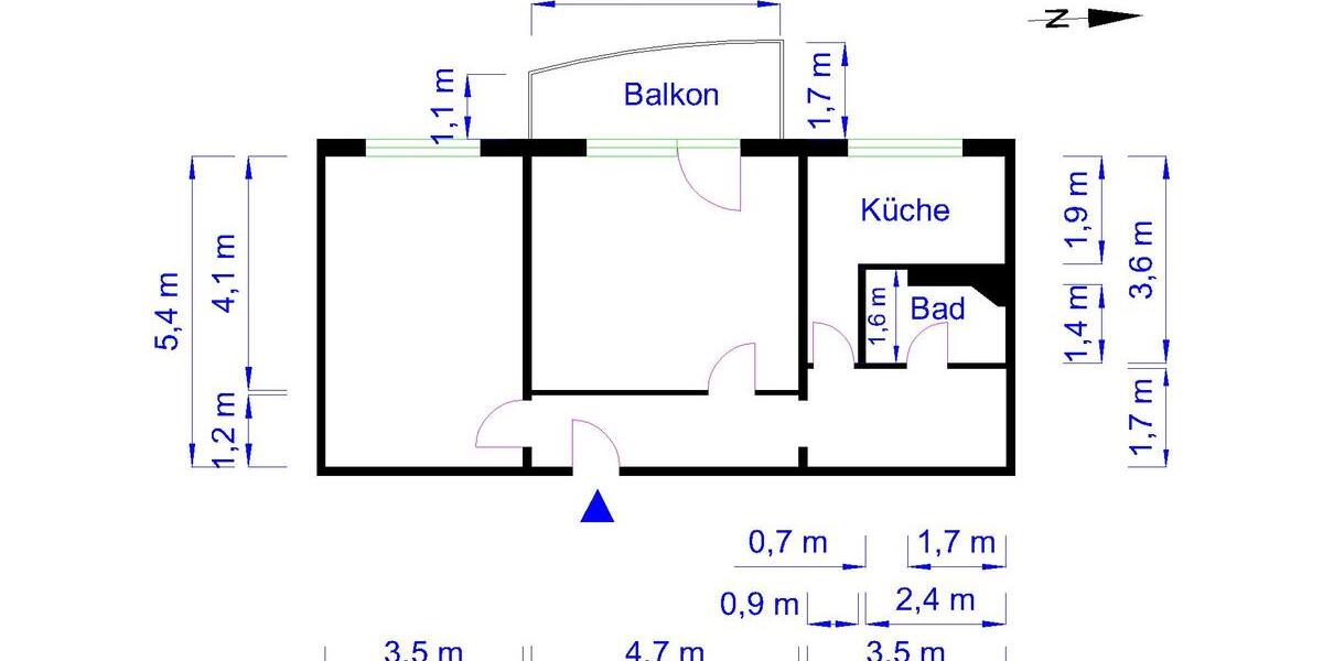 Etagenwohnung Magdeburg - 2 Zimmer, 64 m&sup2;, 532&euro; | Angebot:26534930