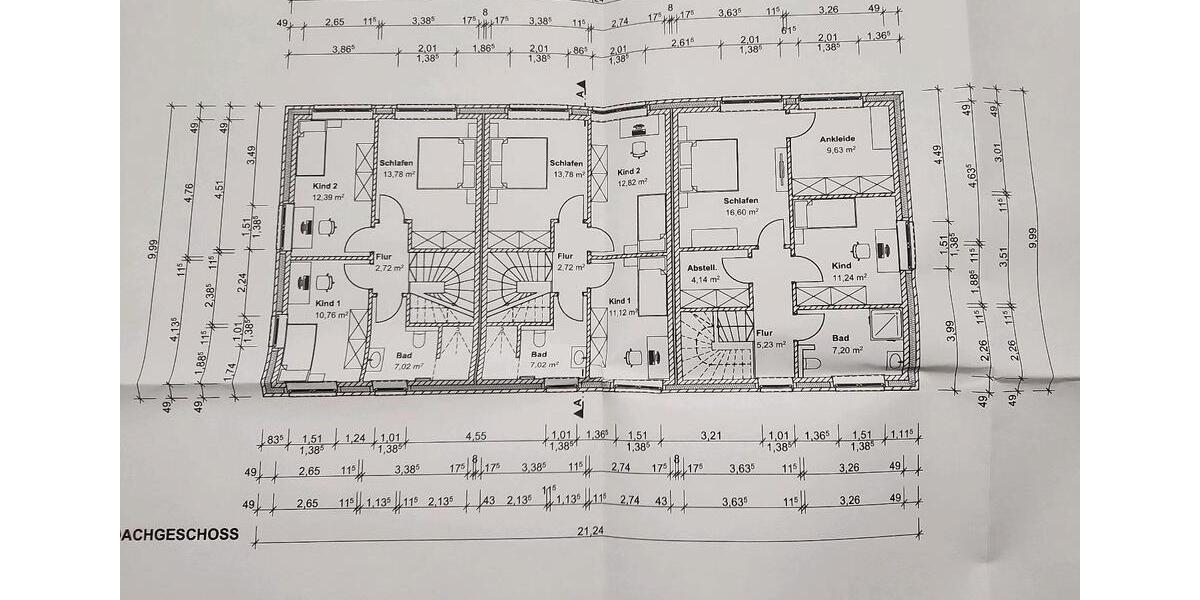 Reihenhaus Haren (Ems) - 3 Zimmer, 98 m&sup2;, 1.290&euro; | Angebot:24818015