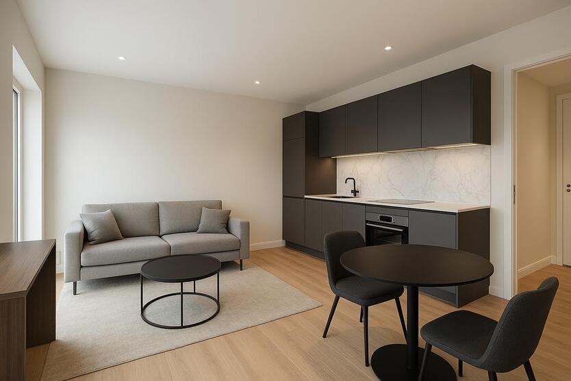 *Neubau-Erstbezug! Vollmöblierte 1-Zimmerwohnung mit hochwertiger Ausstattung in Top Lage Darmstadt* zimmer