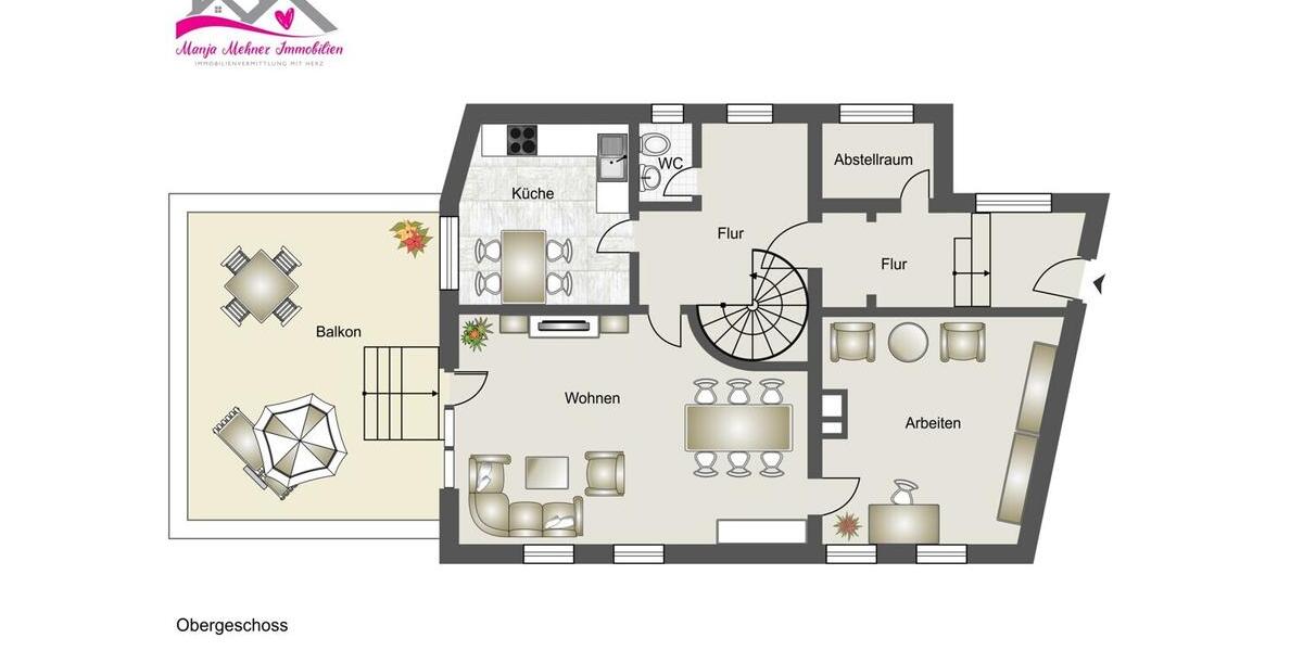 Maisonettenwohnung Jever - 4 Zimmer, 151 m&sup2;, 1.250&euro; | Angebot:25178723