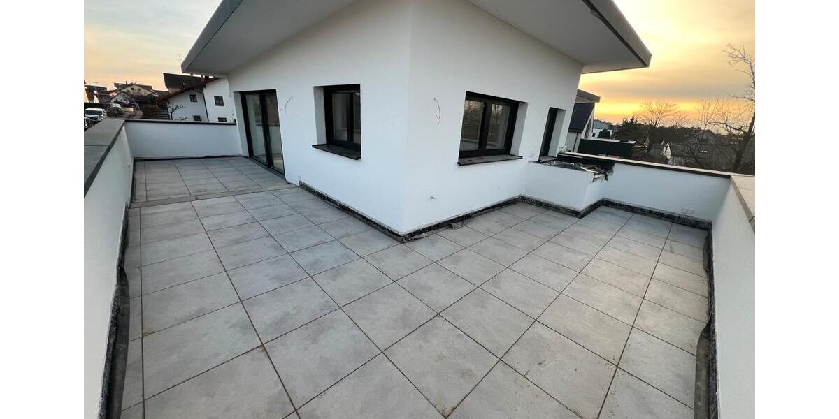 Moderne 2,5-Zimmerwohnung mit 42qm Dachterrasse im KFW-40+ Neubau 2.5 zimmer