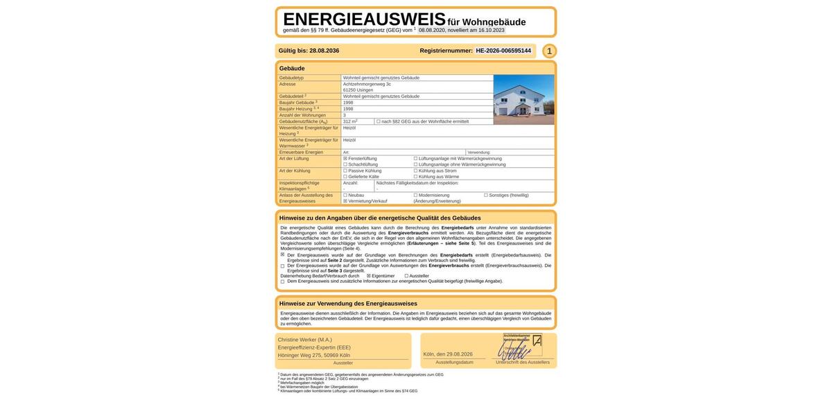 Etagenwohnung Usingen - 4 Zimmer, 135 m&sup2;, 1.350&euro; | Angebot:27620647