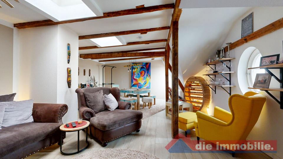 Dachgeschoßwohnung Magdeburg Brückfeld - 3 Zimmer, 80 m&sup2;, 802&euro; | Angebot:26279321