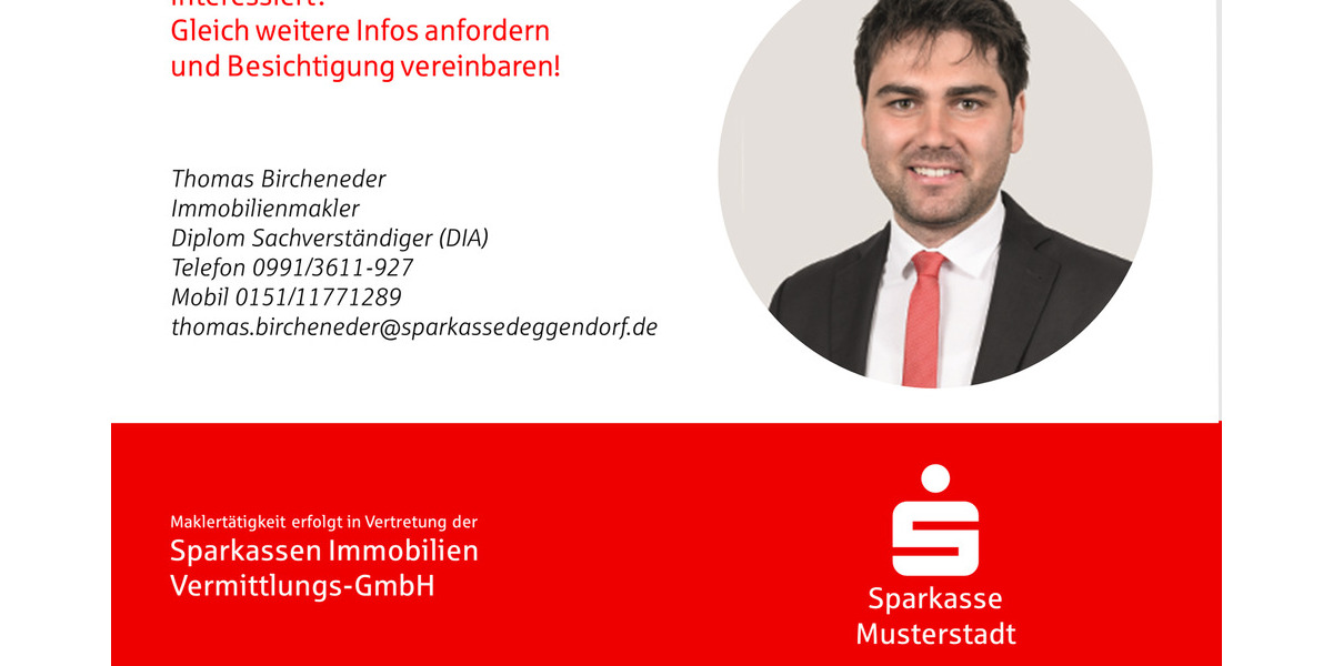 Etagenwohnung Deggendorf - 2 Zimmer, 72 m&sup2;, 720&euro; | Angebot:25674294