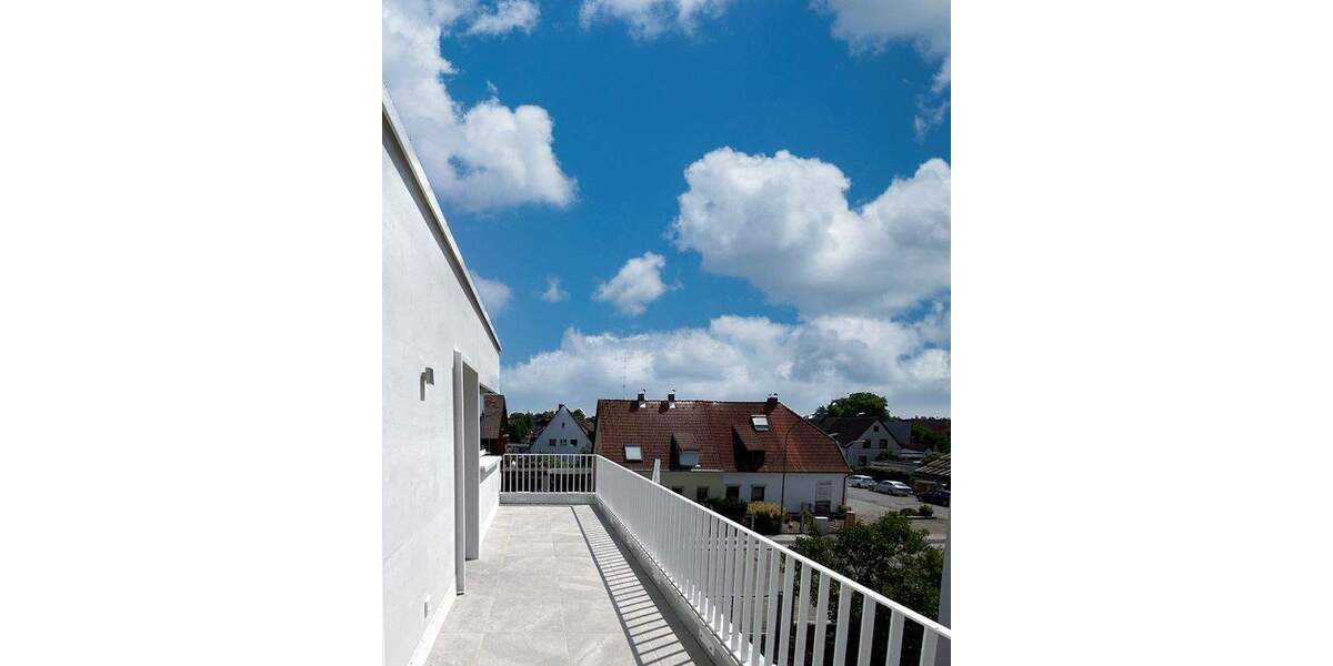 Moderne 3-Zimmer-Dachgeschoss-Wohnung mit 2 Dachterrassen in der Gartenstadt-Trudering 3 zimmer