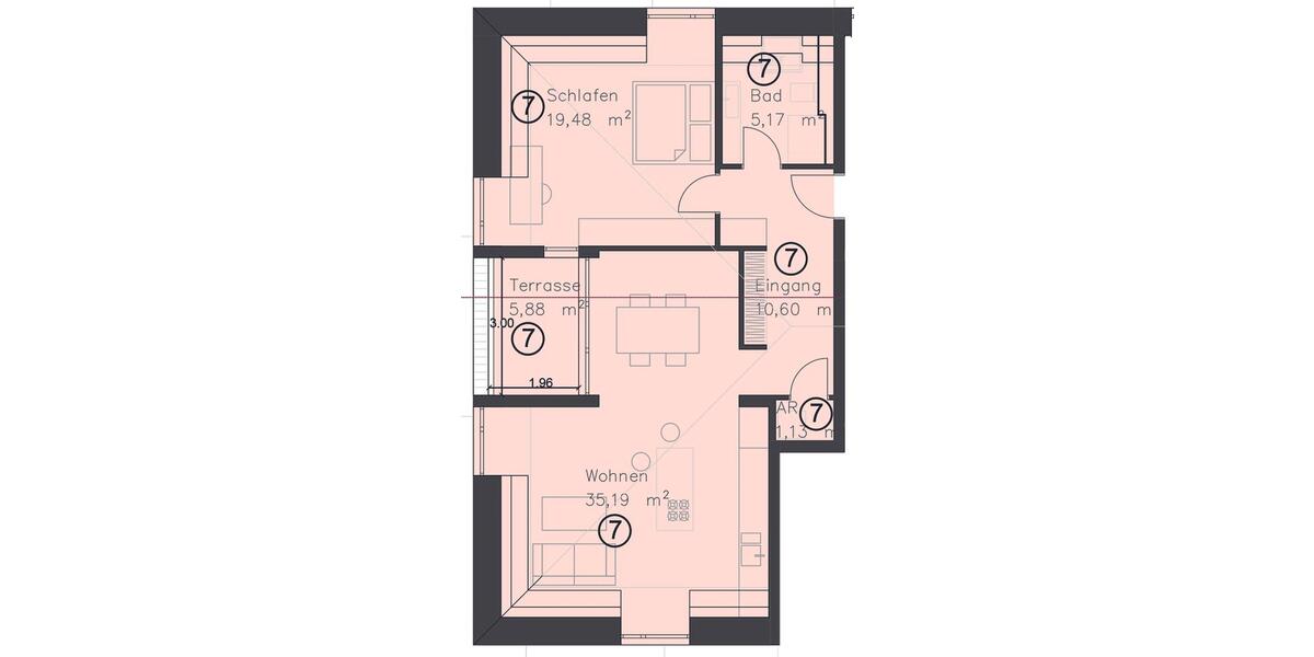 Einfamilienhaus Germering - 2 Zimmer, 75 m&sup2;, 1.500&euro; | Angebot:26454296