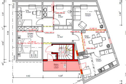 Wohnung Fulda Aschenberg - 4 Zimmer, 98 m&sup2;, 980&euro; | Angebot:25886626
