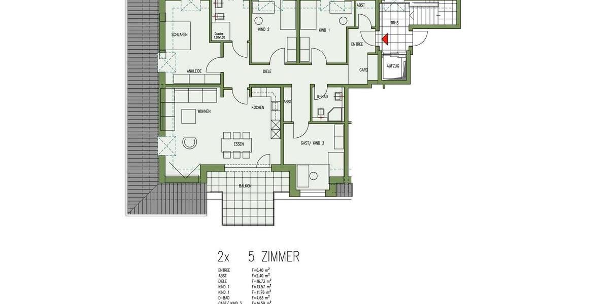 Dachgeschoßwohnung Much - 5 Zimmer, 142 m&sup2;, 1.550&euro; | Angebot:26478025