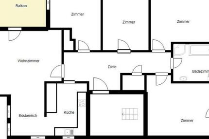 Großzügige 5-Zimmer-Wohnung in ruhiger Lage von Wallburg