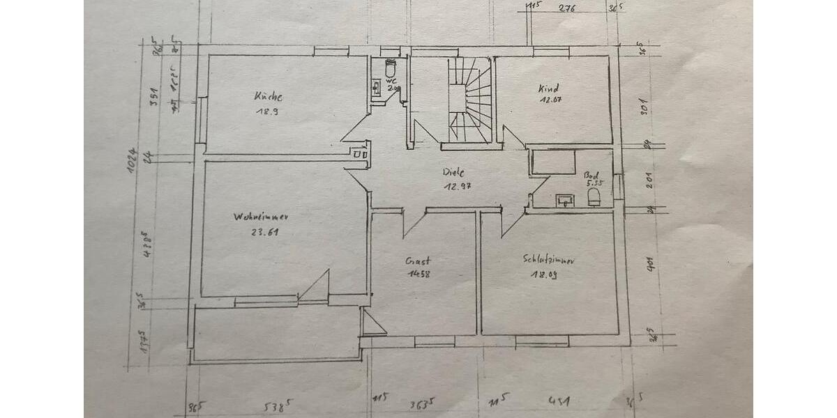 Etagenwohnung Buch am Erlbach - 5 Zimmer, 108 m&sup2;, 1.290&euro; | Angebot:24742161