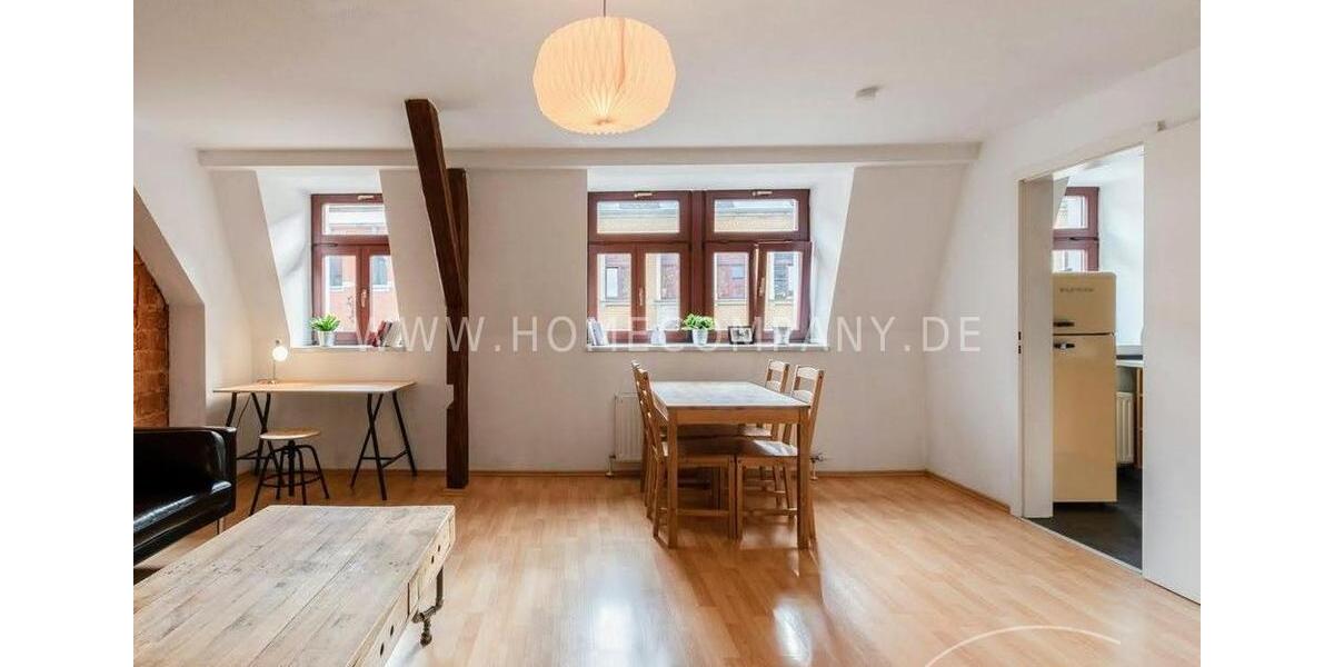 Dachgeschoßwohnung Dresden Neustadt - 2 Zimmer, 60 m&sup2;, 1.400&euro; | Angebot:25988404