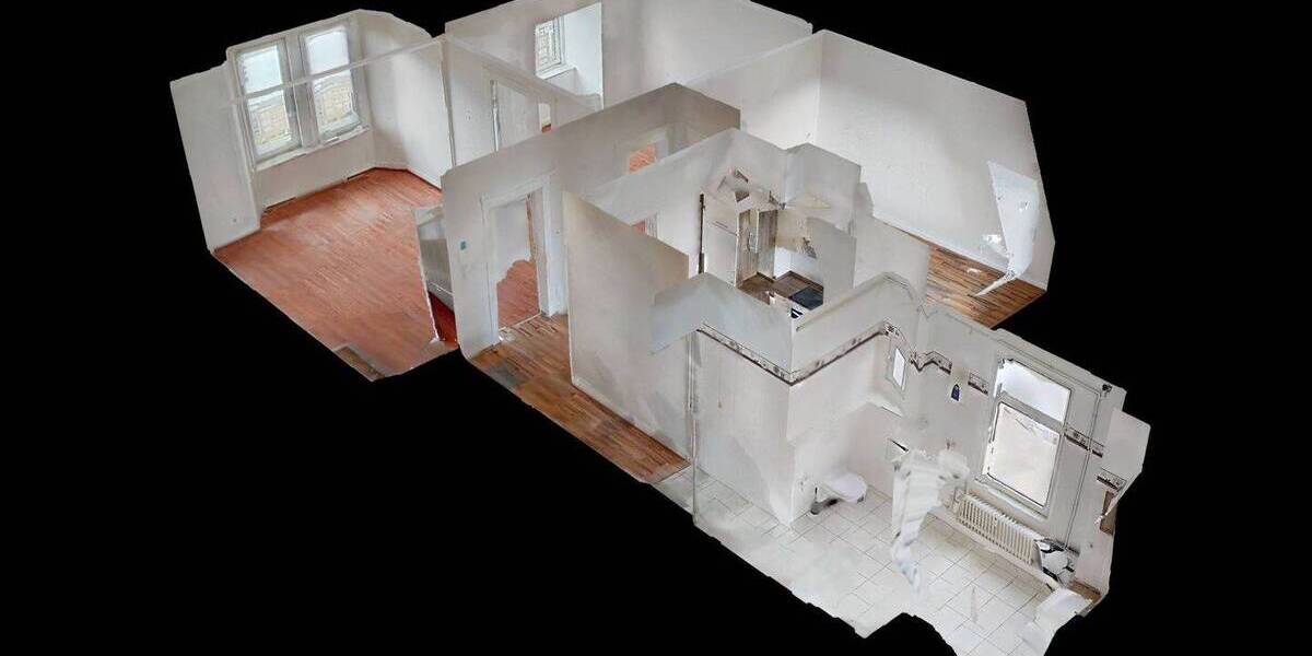Etagenwohnung Neumünster Innenstadt - 3 Zimmer, 77 m&sup2;, 579&euro; | Angebot:26731051