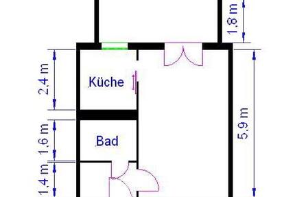 Wohnung Magdeburg Großer Silberberg - 1 Zimmer, 37 m&sup2;, 224&euro; | Angebot:25127322