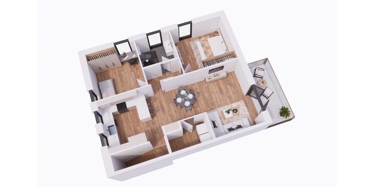 Etagenwohnung Bispingen - 3 Zimmer, 84 m&sup2;, 1.214&euro; | Angebot:26505124