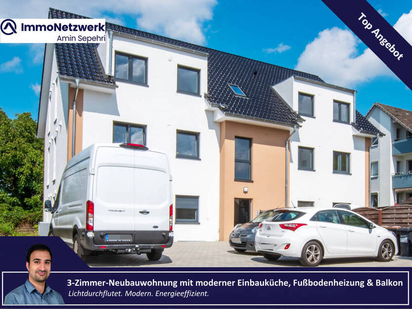 Reserviert! Moderne 3-Zimmer-NeubauWohnung mit Einbauküche, Balkon & Fußbodenheizung