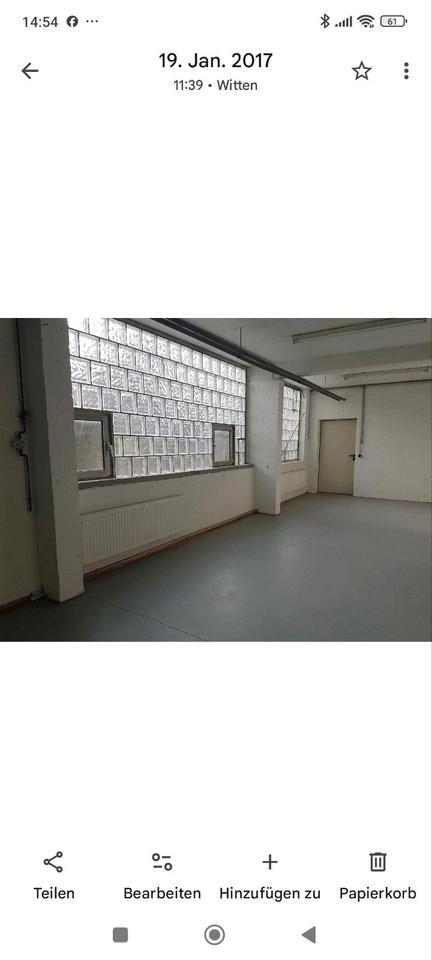 Gewerbehalle in Witten - Annen mit Empore und Nebenräume