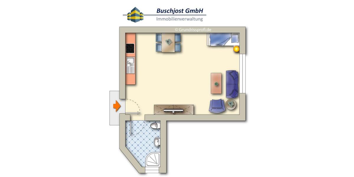 Etagenwohnung Bispingen - 1 Zimmer, 40 m&sup2;, 499&euro; | Angebot:26424700