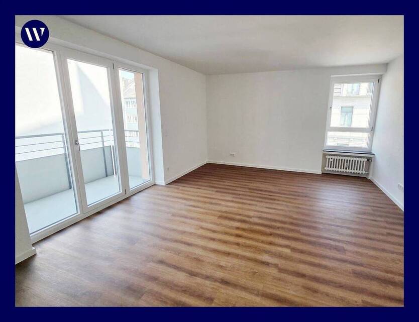 Frisches Wohngefühl! Modernisierte 3-Zimmer-Wohnung! Balkon, neues Bad, neuer Boden, Aufzug
