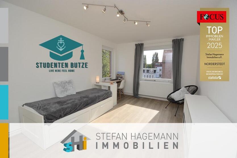 WG Zimmer in Elmshorn in 2 er WG STUDENTEN BUTZEN ab 12.10.25 frei