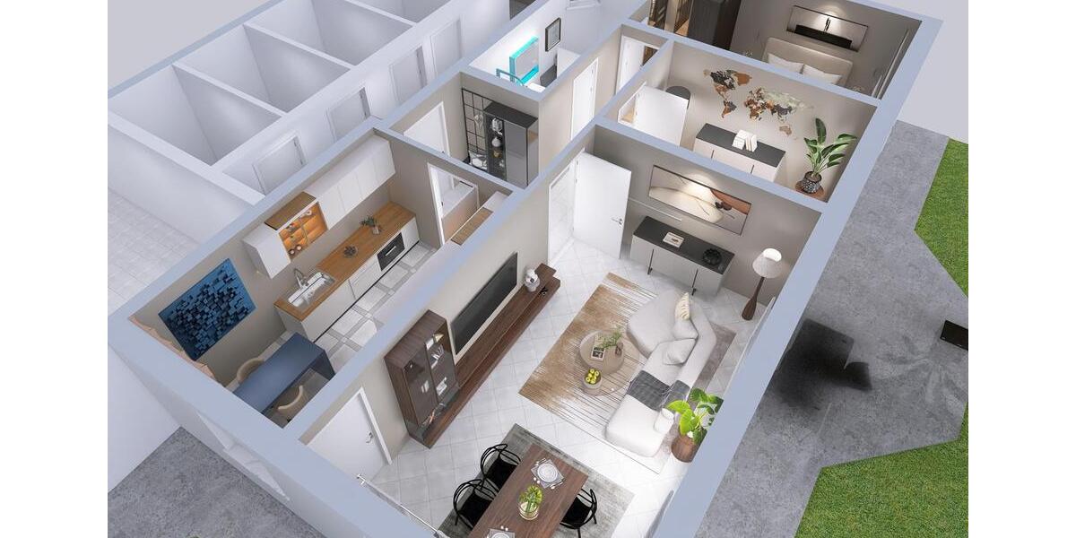 Terrassenwohnung Donaueschingen - 3 Zimmer, 85 m&sup2;, 890&euro; | Angebot:26672292