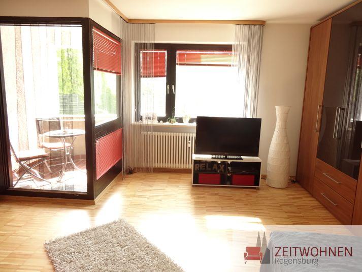 Wieder verfügbar! Helles und nettes 1 Zimmer-Appartment im Regensburger Stadtwesten zimmer