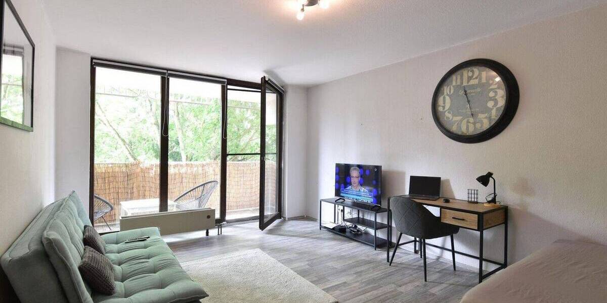 Möbliertes Apartment mit großer Küche, Balkon und Tiefgarage in Mainz-Finthen 1 zimmer