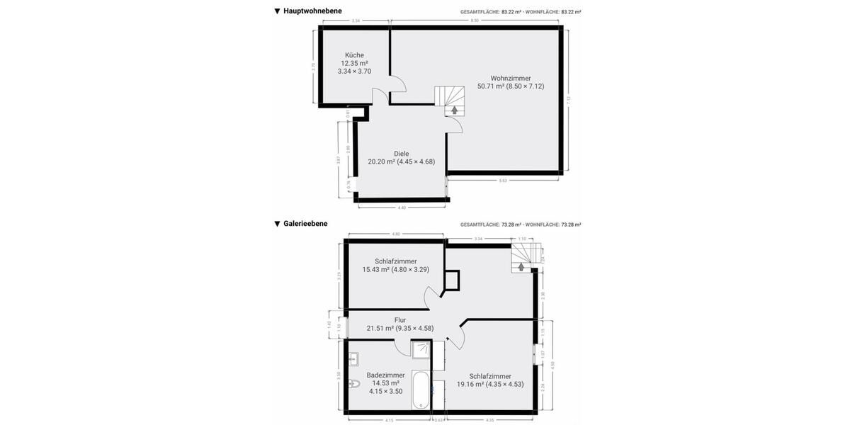 Maisonettenwohnung Büren - 4 Zimmer, 157 m&sup2;, 970&euro; | Angebot:24398782