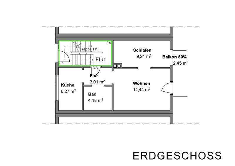 Wohnen auf Zeit Lüneburg Ebensberg - 2 Zimmer, 40 m&sup2;, 1.200&euro; | Angebot:26461168