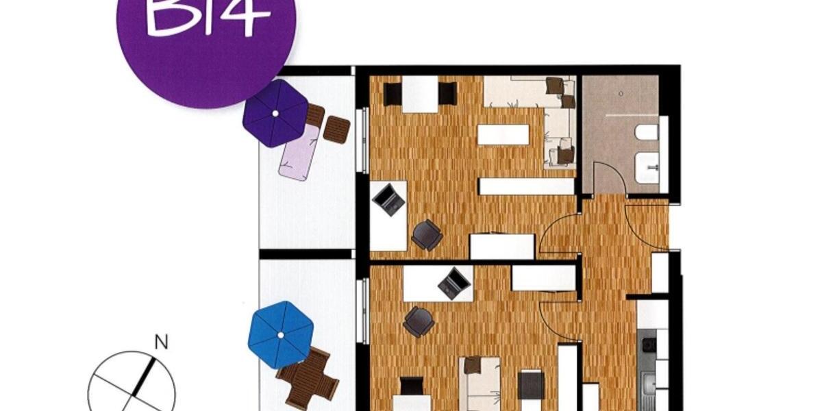 Erdgeschoßwohnung Idstein - 2 Zimmer, 16 m&sup2;, 350&euro; | Angebot:24346452