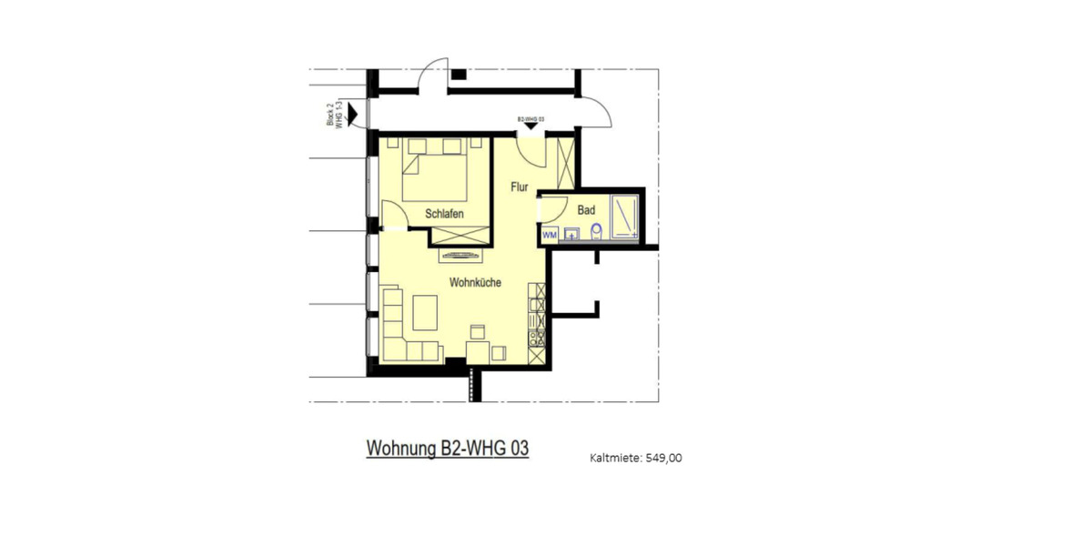 Etagenwohnung Aurich - 2 Zimmer, 53 m&sup2;, 675&euro; | Angebot:18821424