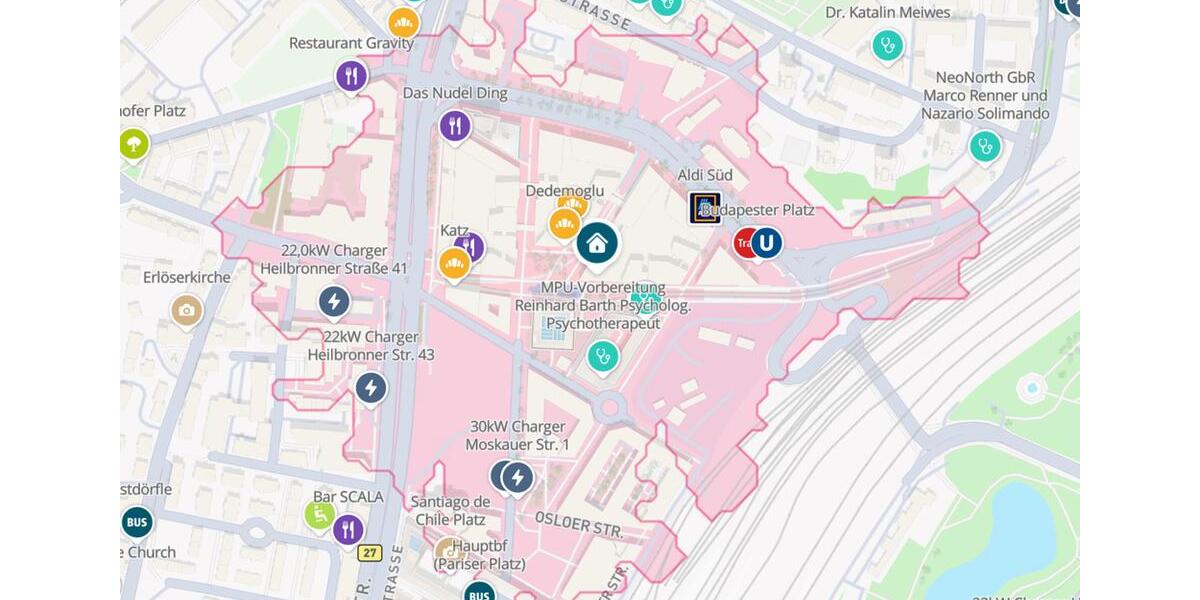 Etagenwohnung Stuttgart - 2 Zimmer, 74 m&sup2;, 1.312&euro; | Angebot:26442268
