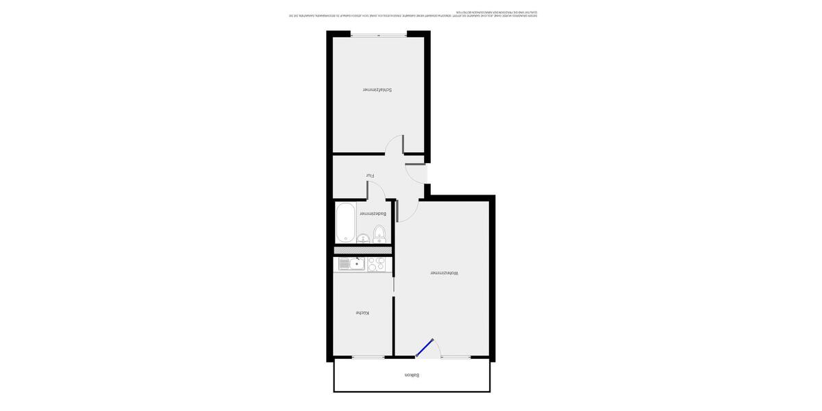 Etagenwohnung Aken (Elbe) - 2 Zimmer, 55 m&sup2;, 263&euro; | Angebot:26660650