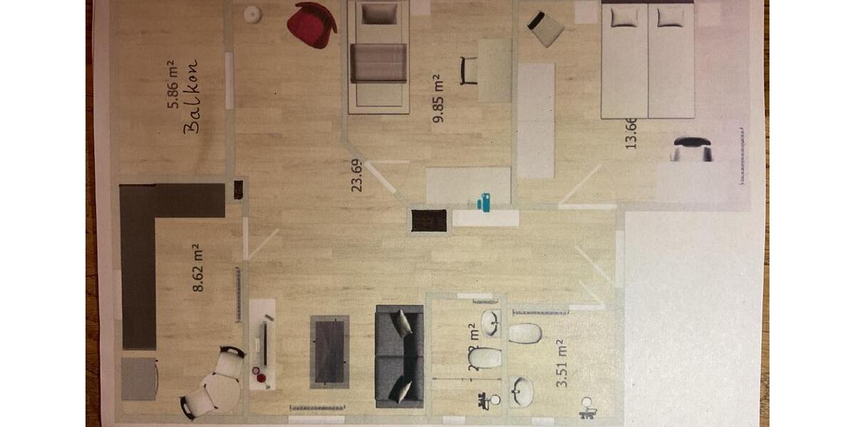 Wohnen auf Zeit Mülheim an der Ruhr Menden-Holthausen - 3 Zimmer, 63 m&sup2;, 425&euro; | Angebot:25821130