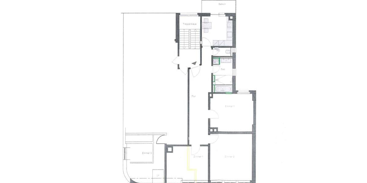 Dachgeschoßwohnung Stuttgart Stuttgart-West - 3 Zimmer, 95 m&sup2;, 1.960&euro; | Angebot:26532461