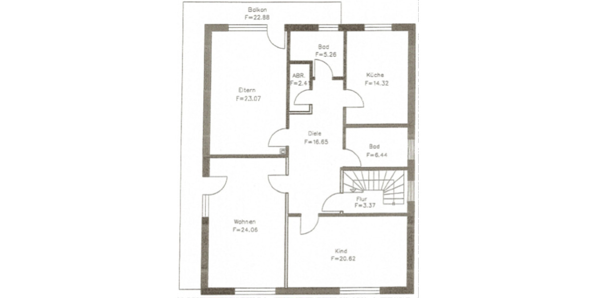 Etagenwohnung Trippstadt - 3 Zimmer, 110 m&sup2;, 950&euro; | Angebot:25017511