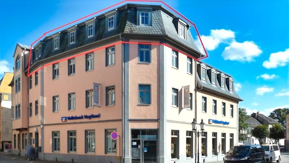 Etagenwohnung Greiz - 3 Zimmer, 80 m&sup2;, 550&euro; | Angebot:26478396