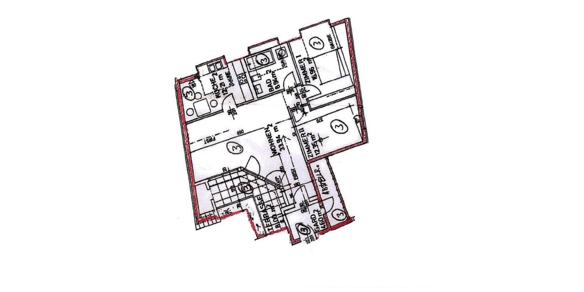 Dachgeschoßwohnung Burg - 3 Zimmer, 101 m&sup2;, 606&euro; | Angebot:25307697
