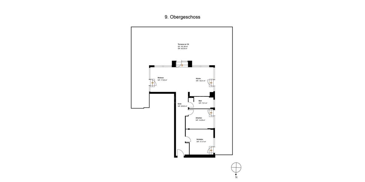 Einfamilienhaus Oberschleißheim - 3 Zimmer, 144 m&sup2;, 2.300&euro; | Angebot:25351884
