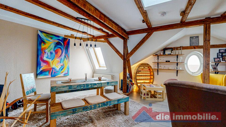 Dachgeschoßwohnung Magdeburg Brückfeld - 3 Zimmer, 80 m&sup2;, 802&euro; | Angebot:26279321