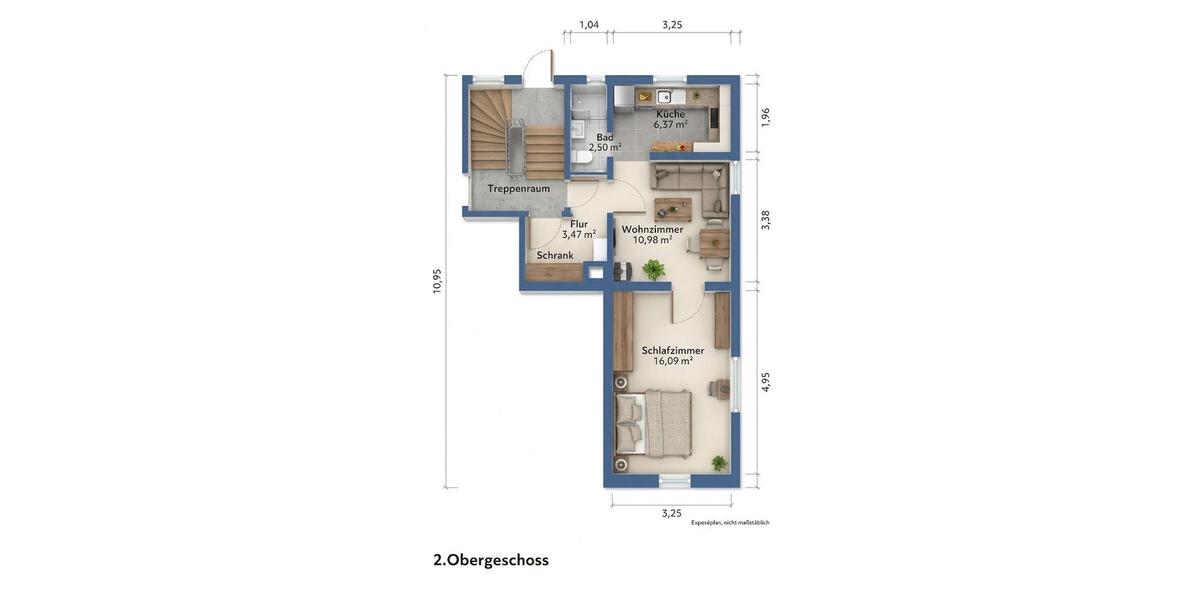 Etagenwohnung Stuttgart Stuttgart-Süd - 2 Zimmer, 40 m&sup2;, 990&euro; | Angebot:26697103