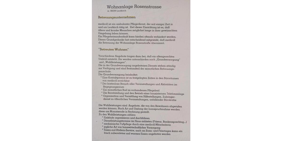 Etagenwohnung Leutkirch im Allgäu - 2 Zimmer, 46 m&sup2;, 690&euro; | Angebot:26268871