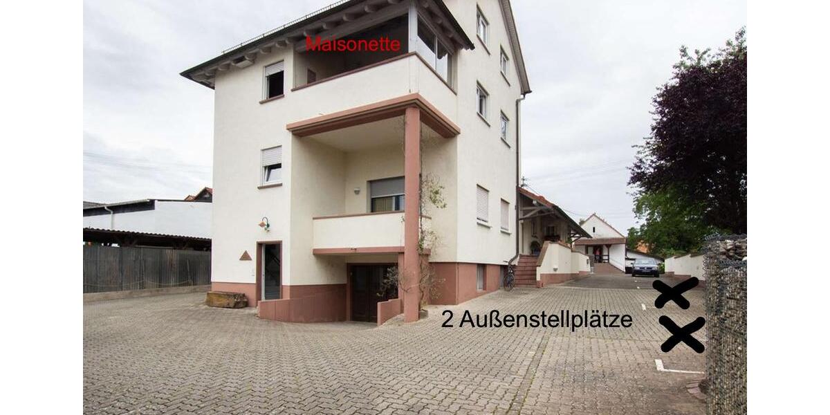Maisonettenwohnung Steinweiler - 4 Zimmer, 104 m&sup2;, 1.415&euro; | Angebot:26704250