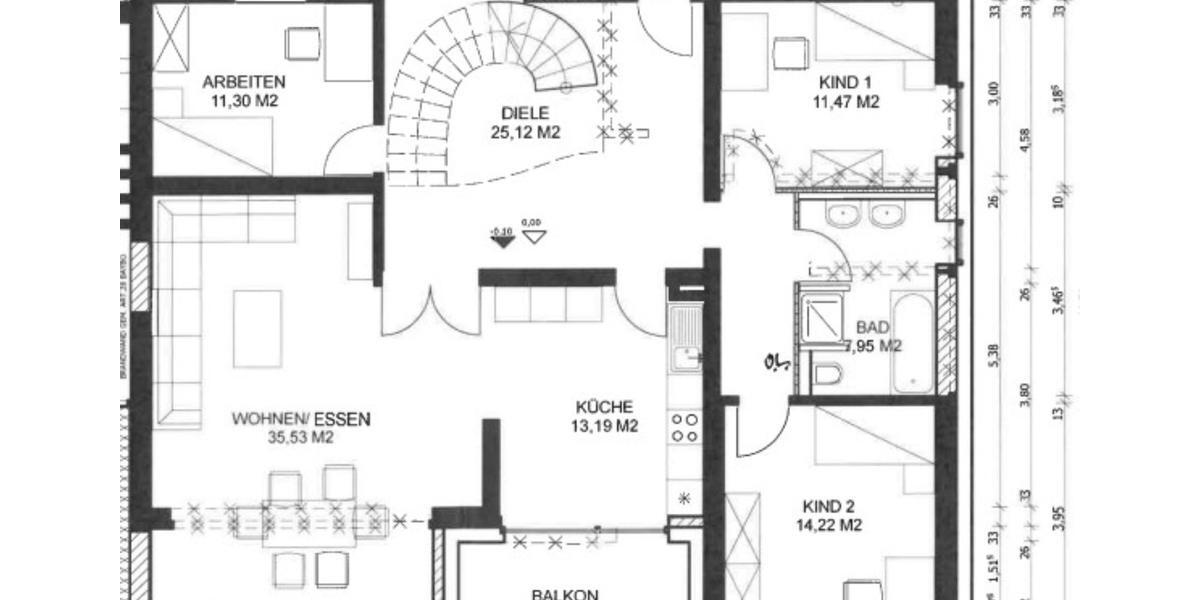 Maisonettenwohnung Tännesberg - 7 Zimmer, 205 m&sup2;, 1.340&euro; | Angebot:25760328
